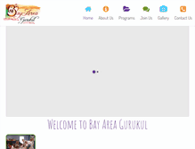 Tablet Screenshot of bayareagurukul.com